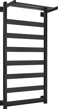 Полотенцесушитель электрический Secado Комано 1 СП 100х50, черный хром, L Комано 1 СП (30-50-10) 100/50, черный матовый, эл L