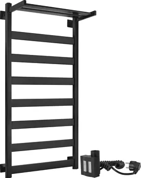 Полотенцесушитель электрический Secado Комано 1 СП 100x50, ТЭН КТХ 4, черный матовый, R Комано 1 СП (30-50-10) 100/50, черный матовый