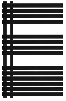 Полотенцесушитель электрический Secado Коредо 100х7х50, L черный матовый 4673739253748