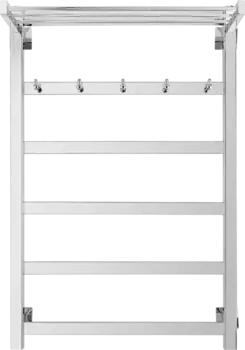 Полотенцесушитель электрический Secado Корсико 1 КСП 80х50, хром, L 4603759400280