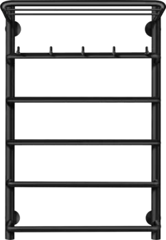 Полотенцесушитель электрический Secado Мерида 1 КСП 80x50, черный, L Мерида 1 КСП 80/50, электрический L, ЧЕРНЫЙ МАТОВЫЙ