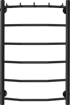 Полотенцесушитель электрический Secado Милан 1 К 80x50, черный, R Милан 1 К 80/50, электрический R, ЧЕРНЫЙ МАТОВЫЙ