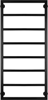 Полотенцесушитель электрический Secado Парма 2 100х50, черный матовый, R Парма 2 100/50, электрический R, ЧЕРНЫЙ МАТОВЫЙ