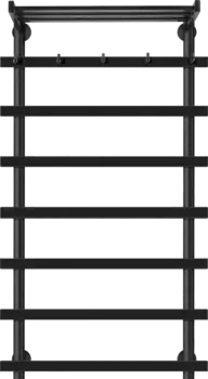 Полотенцесушитель электрический Secado Понтида 1 КСП 100x60, черный, R Понтида 1 КСП 100/50/60, электрический R, ЧЕРНЫЙ МАТОВЫЙ