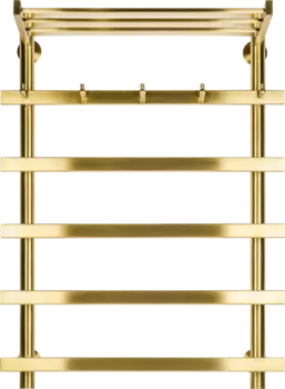 Полотенцесушитель электрический Secado Понтида 1 КСП 80x50 золотой матовый, L 4603777471934