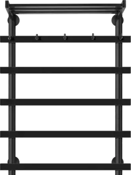 Полотенцесушитель электрический Secado Понтида 1 КСП 80x60, черный, R Понтида 1 КСП 80/50/60, электрический R, ЧЕРНЫЙ МАТОВЫЙ