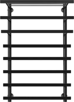 Полотенцесушитель электрический Secado Понтида 7 СП 100x60, черный, R Понтида 7 СП 100/50/60, электрический R, ЧЕРНЫЙ МАТОВЫЙ