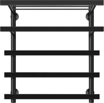 Полотенцесушитель электрический Secado Понтида 7 СП 60x60, черный, R Понтида 7 СП 60/50/60, электрический R, ЧЕРНЫЙ МАТОВЫЙ