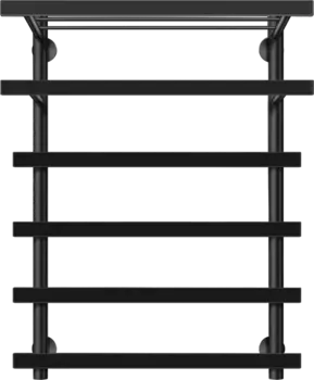 Полотенцесушитель электрический Secado Понтида 7 СП 80x60, черный, L Понтида 7 СП 80/50/60, электрический L, ЧЕРНЫЙ МАТОВЫЙ