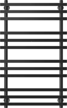 Полотенцесушитель электрический Secado Понтида Плюс 100x60, черный, L Понтида + 100/50/60, электрический L, ЧЕРНЫЙ МАТОВЫЙ