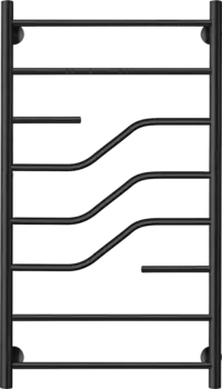 Полотенцесушитель электрический Secado Риволи 100x50, черный, R Риволи 100/50, электрический R, ЧЕРНЫЙ МАТОВЫЙ
