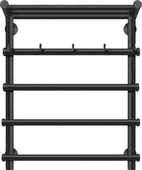 Полотенцесушитель электрический Secado Турин 1 КСП 60x60, черный, R Турин 1 КСП 60/50/60, электрический R, ЧЕРНЫЙ МАТОВЫЙ