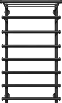 Полотенцесушитель электрический Secado Турин 6 100x60, черный, L Турин 6 100/50/60, электрический L, ЧЕРНЫЙ МАТОВЫЙ