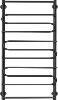 Полотенцесушитель электрический Secado Валенсия 2 100x50, черный, R Валенсия 2 100/50, электрический R, ЧЕРНЫЙ МАТОВЫЙ