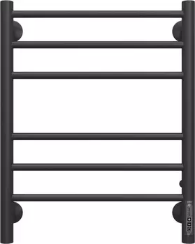 Полотенцесушитель электрический Terminus Аврора П6 450x600, матовый чёрный 4670078527479