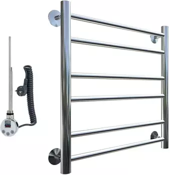 Полотенцесушитель электрический Тругор Аспект эл ТЭН 3 ЛЦ6 60x50 Аспект3/элТЭН6050