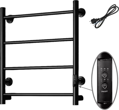 Полотенцесушитель электрический Тругор Аспект ПЭК СП1 60x40, черный АспектПэксп1/6040чернВГП