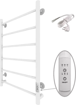 Полотенцесушитель электрический Тругор Аспект ПЭК СП1 80x40, белый АспектПэксп1/8040белВГП