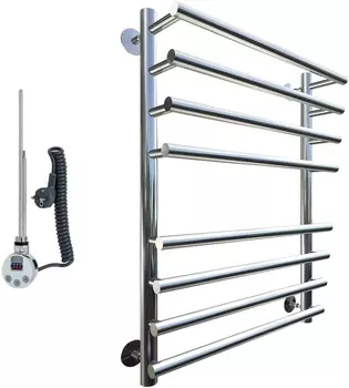 Полотенцесушитель электрический Тругор Дебют эл ТЭН 2 ЛЦ23 80x50 Дебют2/элТЭН8050