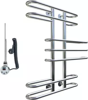 Полотенцесушитель электрический Тругор Грация эл ТЭН ЛЦ7 80x60 Грация/элТЭН8060