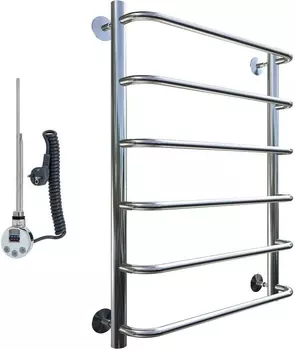 Полотенцесушитель электрический Тругор Идеал эл ТЭН 1 ЛЦ5 80x40 Идеал1/элТЭН8040