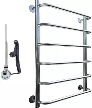 Полотенцесушитель электрический Тругор Идеал эл ТЭН 1 ЛЦ5 80x50 Идеал1/элТЭН8050