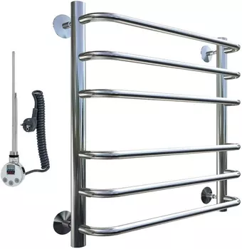 Полотенцесушитель электрический Тругор Идеал эл ТЭН 2 ЛЦ5 60x50 Идеал2/элТЭН6050