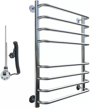 Полотенцесушитель электрический Тругор Идеал эл ТЭН 2 ЛЦ5 80x40 Идеал2/элТЭН8040