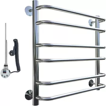 Полотенцесушитель электрический Тругор Идеал эл ТЭН 3 ЛЦ5 60x50 Идеал3/элТЭН6050