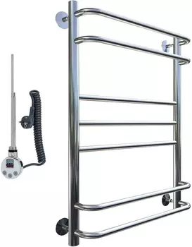Полотенцесушитель электрический Тругор Идеал Комби эл ТЭН 3 ЛЦ17 80x40 Идеал/комби3/элТЭН8040