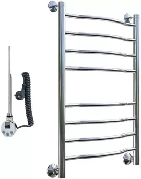 Полотенцесушитель электрический Тругор Лотос эл ТЭН 2 ЛЦ28 80x50 Лотос2/элТЭН8050