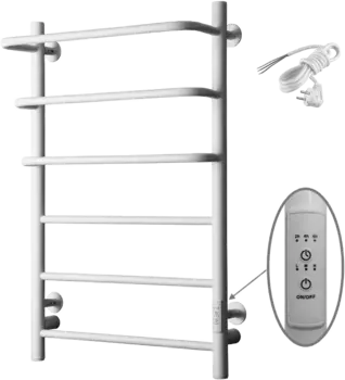 Полотенцесушитель электрический Тругор Пэк 19 80х50 с выключателем, белый Пэксп19/8050белыйВГП