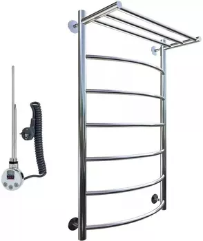 Полотенцесушитель электрический Тругор Приоритет эл ТЭН 1 П ЛЦ2 100x50 Приоритет1/элТЭН10050П