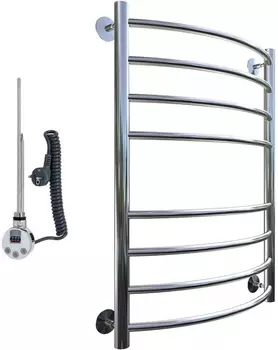 Полотенцесушитель электрический Тругор Приоритет эл ТЭН 2 ЛЦ2 80x50 Приоритет2/элТЭН8050