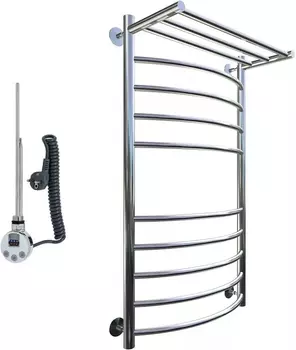 Полотенцесушитель электрический Тругор Приоритет эл ТЭН 2 П ЛЦ2 100x50 Приоритет2/элТЭН10050П