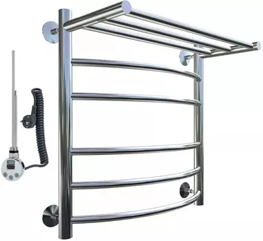 Полотенцесушитель электрический Тругор Приоритет эл ТЭН 2 П ЛЦ2 60x50 Приоритет2/элТЭН6050П