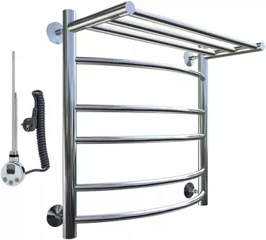 Полотенцесушитель электрический Тругор Приоритет эл ТЭН 3 П ЛЦ2 60x40 Приоритет3/элТЭН6040П