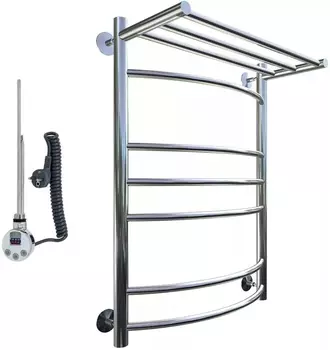 Полотенцесушитель электрический Тругор Приоритет эл ТЭН 3 П ЛЦ2 80x50 Приоритет3/элТЭН8050П