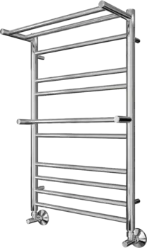 Полотенцесушитель водяной Акватек Альфа П10 50x80 хром AQ RRP1080CH