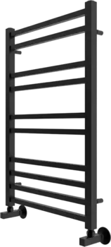 Полотенцесушитель водяной Акватек Альтаир П10 50x80 черный муар AQ KK1080BL