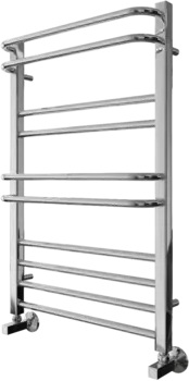 Полотенцесушитель водяной Акватек Бетта П10 50x80 хром AQ KRC1080CH