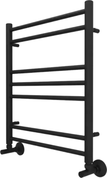 Полотенцесушитель водяной Акватек Либерти П7 50x60 черный муар AQ RR0760BL