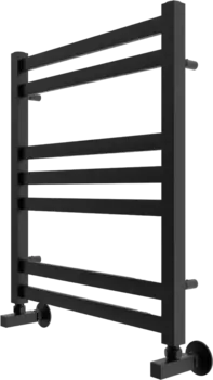 Полотенцесушитель водяной Акватек Лира П7 50x60 черный муар AQ KP0760BL