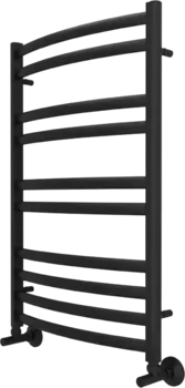 Полотенцесушитель водяной Акватек Лугано П10 50x80 черный муар AQ DOC1080BL