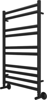 Полотенцесушитель водяной Акватек Оберон П10 50x80 черный муар AQ RO1080BL