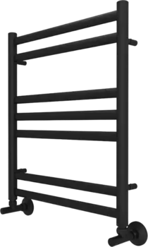 Полотенцесушитель водяной Акватек Оберон П7 50x60 черный муар AQ RO0760BL