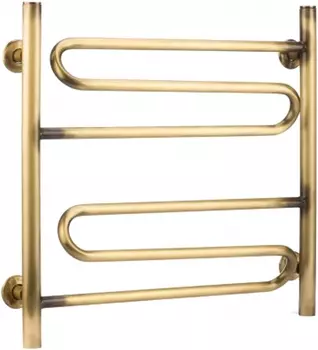 Полотенцесушитель водяной Domoterm Офелия П6 50x50, античная бронза Офелия П6 500*500 АБР