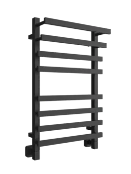Полотенцесушитель водяной Двин F Plaza 80/50 К8 чёрный матовый хром 4657812412796
