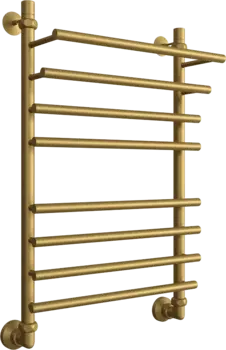 Полотенцесушитель водяной Двин F Primo 80х50, матовое золото 4657795056840