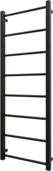 Полотенцесушитель водяной Grota Simple 120x43, RAL9005 черный матовый Simple 430x1200 N RAL 9005